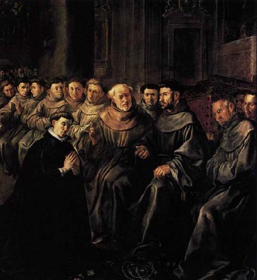 HERRERA, Francisco de, the Elder St Bonaventure Enters the Franciscan Order Sweden oil painting art